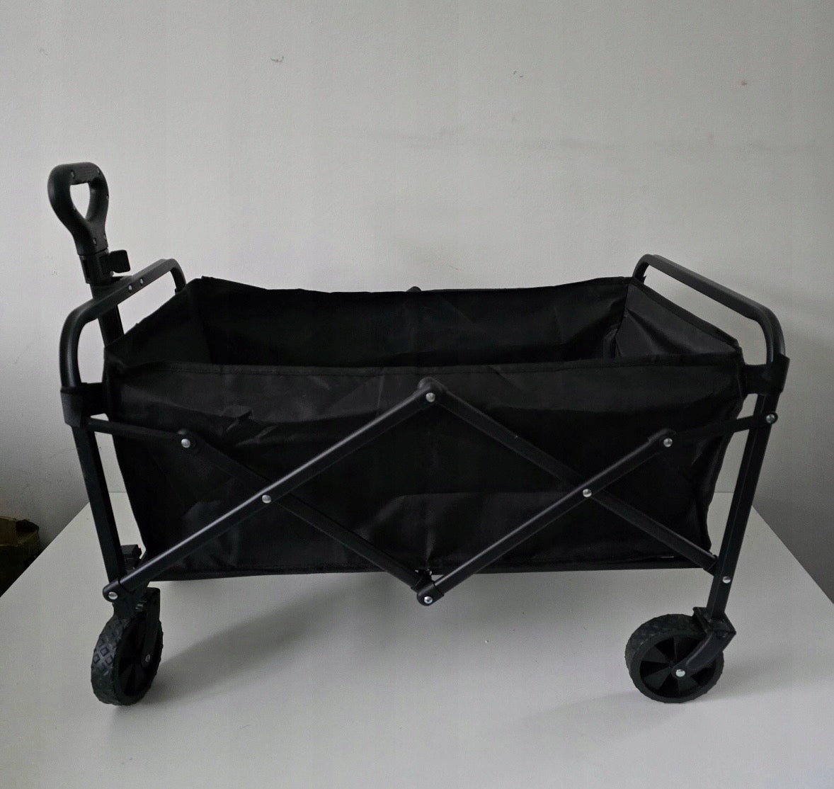 FOLDING TRANSPORT TROLLEY 100L – Garden, Beach, Tourist Brand Realne Ceny