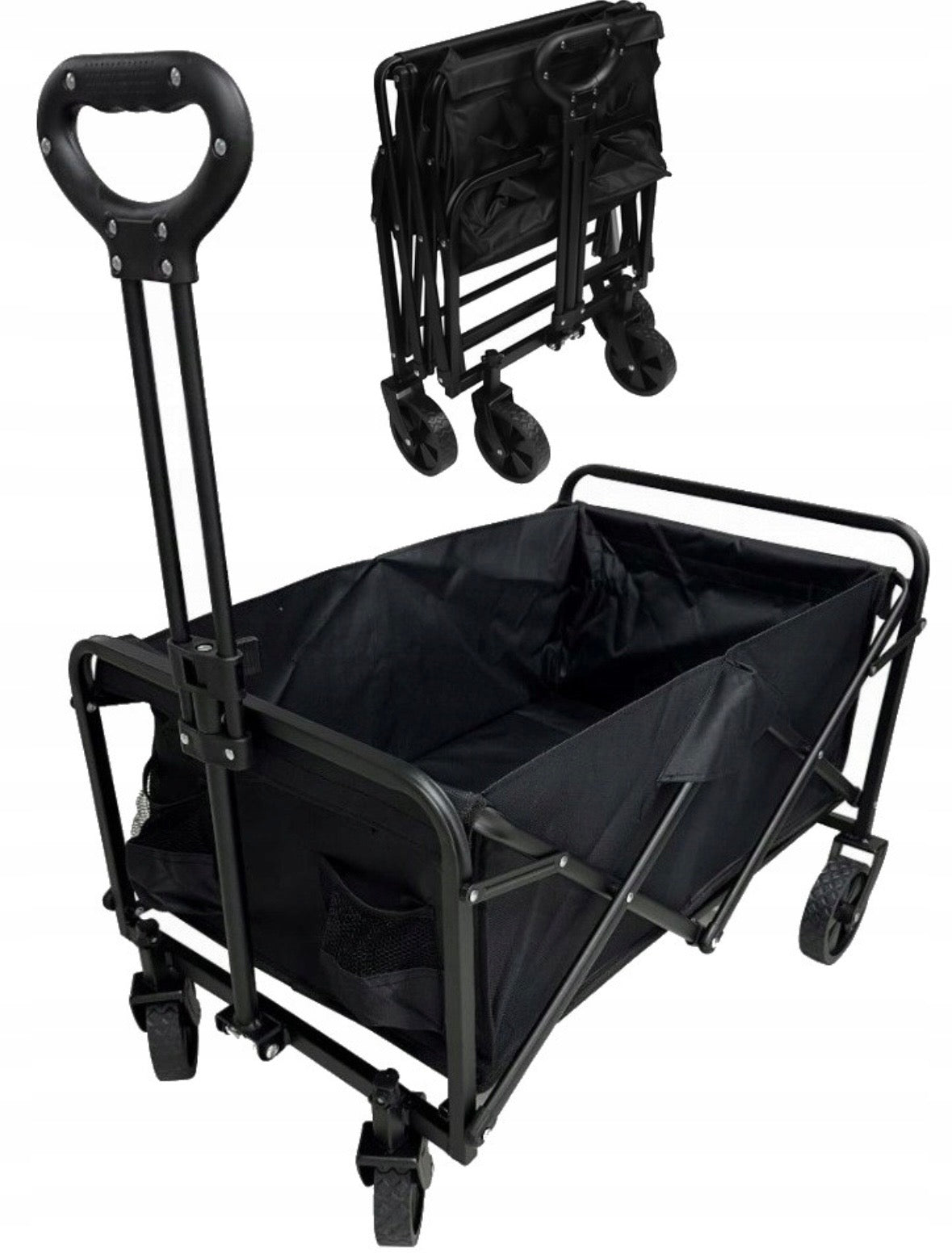 FOLDING TRANSPORT TROLLEY 100L – Garden, Beach, Tourist