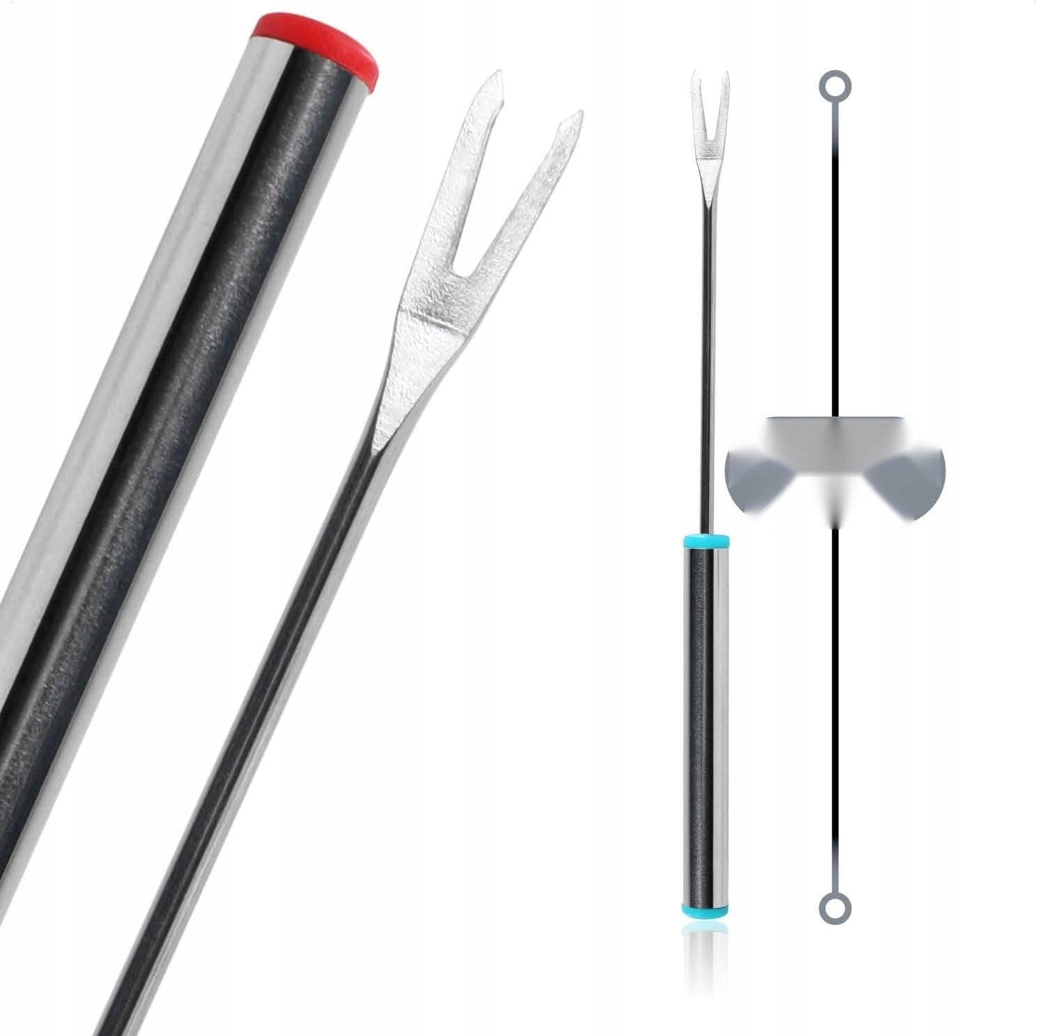 FONDUE FORKS 18CM 12 PIECES STAINLESS STEEL COLORED CUTLERY SOLID Color other