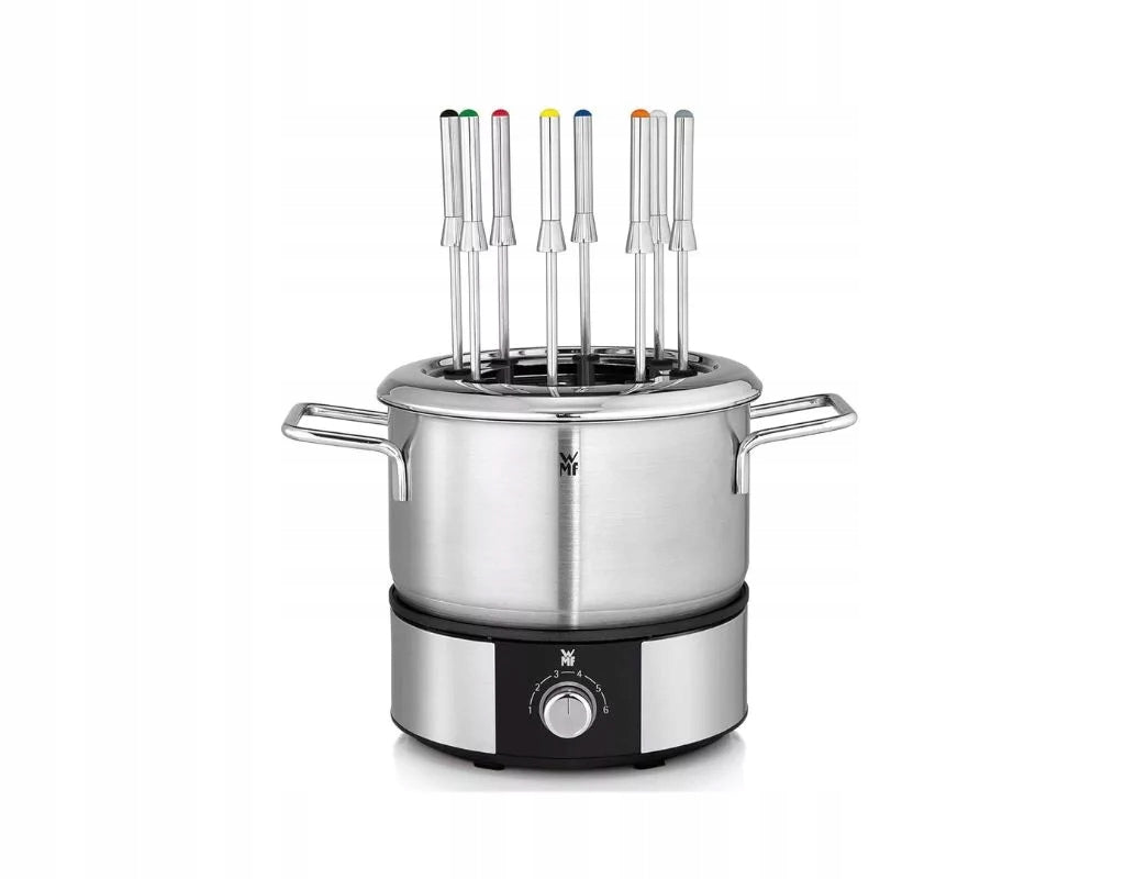 FONDUE SET WMF LONO 1,5L 1400 IN SILVER FOR 8 PEOPLE