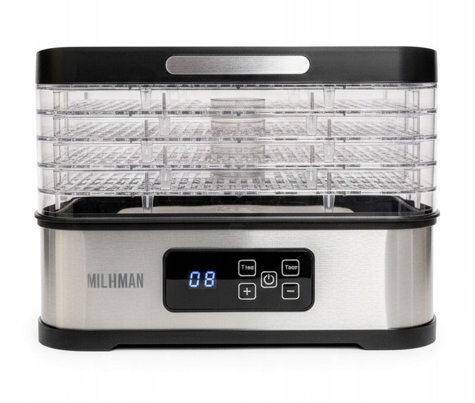 FOOD DRYER FOR FRUIT MUSHROOM 400W TIMER ADJUSTABLE 5 SIT Manufacturer code MILHMANN