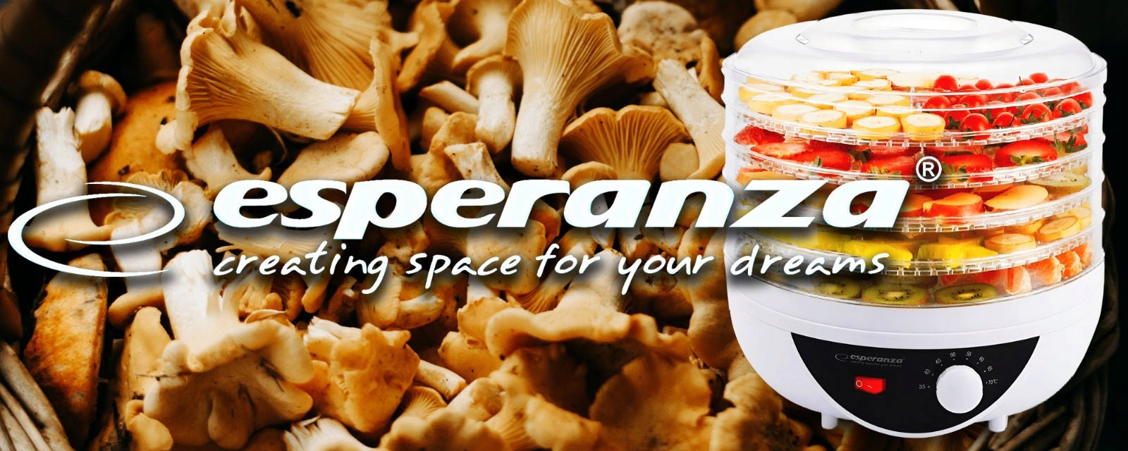 FOOD GRADE MUSHROOM VEGETABLE FRUIT DRYING DRYER WITH 250W ADJUSTMENT Manufacturer code SUSZARKA DO ŻYWNOŚCI