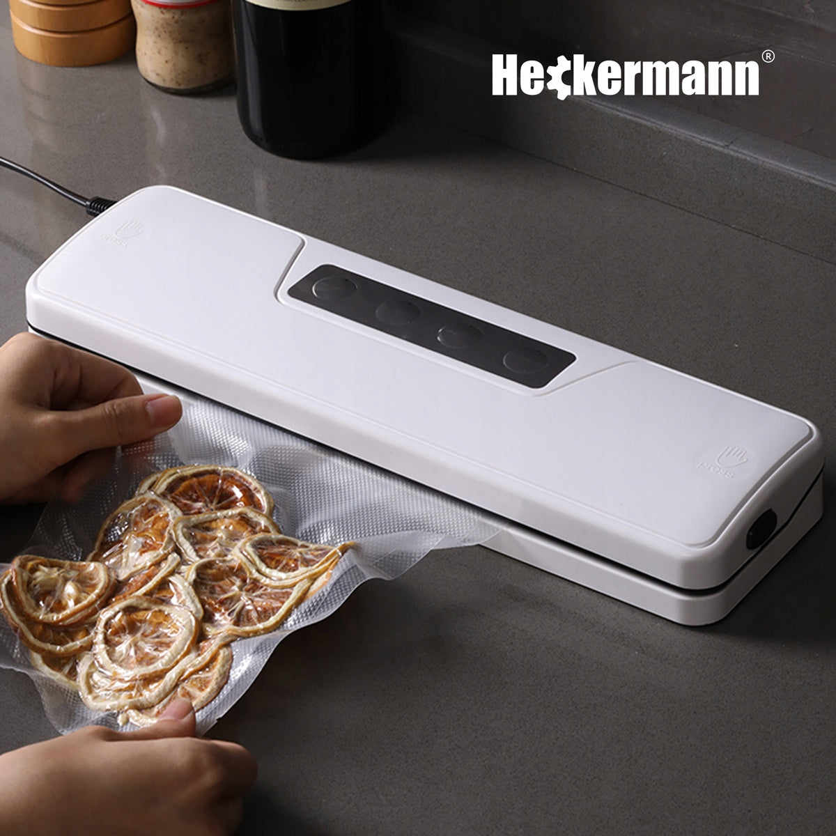 FOOD PACKAGING VACUUM WELDING MACHINE PACKING MACHINE 150W + FOIL Dominant color white