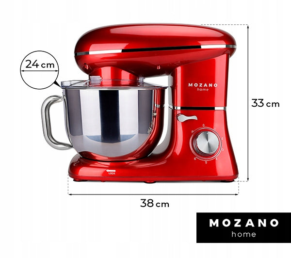 FOOD PROCESSOR PLANETARY MIXER 3 MIXER BOWL 6,2L STRONG Brand Mozano