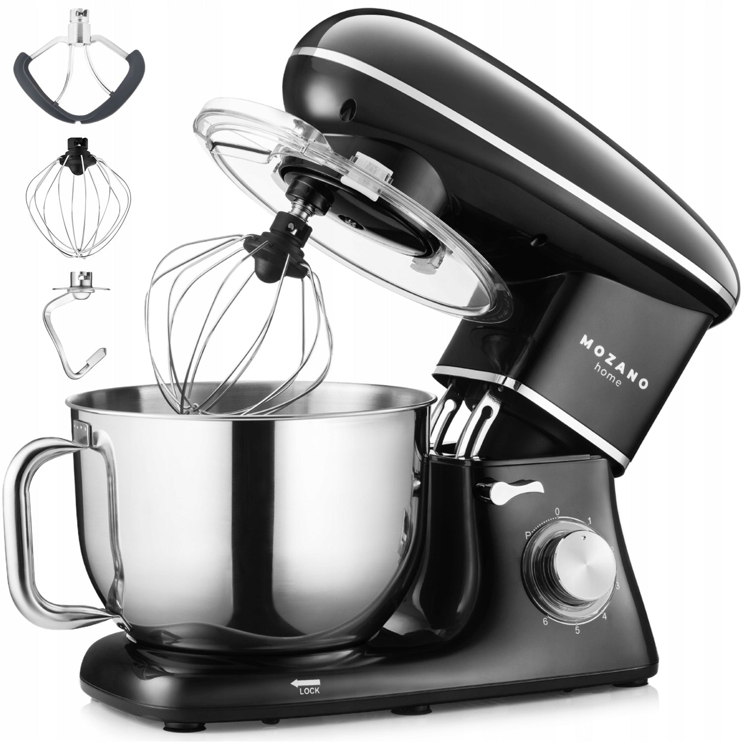 FOOD PROCESSOR PLANETARY MIXER BOWL 6.2L STRONG 3 STIRRERS STRONG