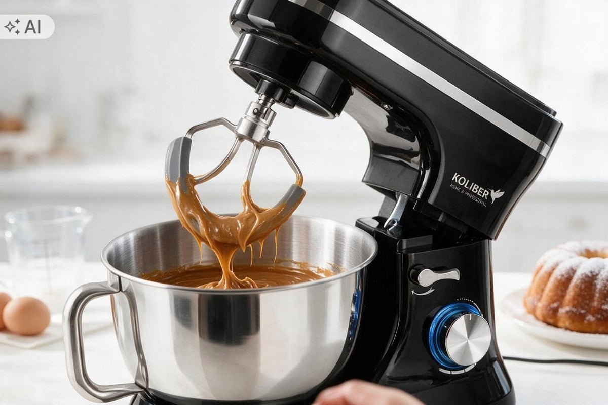 FOOD PROCESSOR PLANETARY MIXER KOLIBER X-2400-W 4.5L 6in1 MULTIFUNCTIONAL Brand Koliber