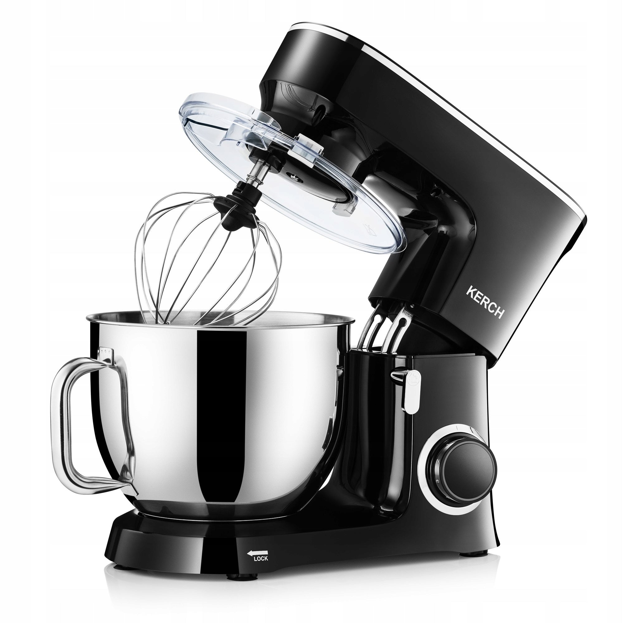 FOOD PROCESSOR PLANETARY MIXER WITH BOWL KERCH BAKER BLACK 7L Power rating 2000 W