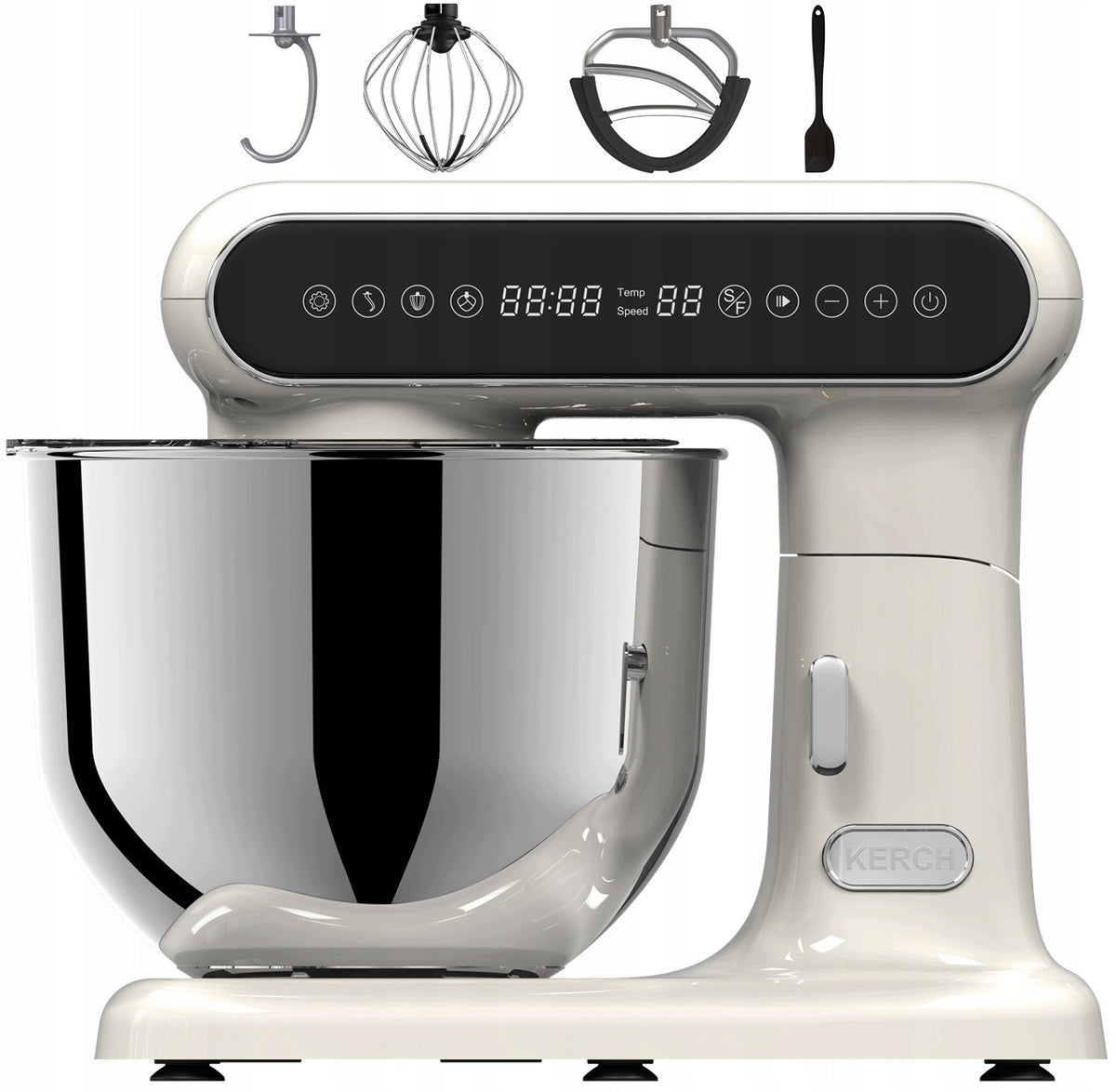 FOOD PROCESSOR PLANETARY MIXER WITH BOWL KERCH MONZA FERMENTATION CREAM 6,2L