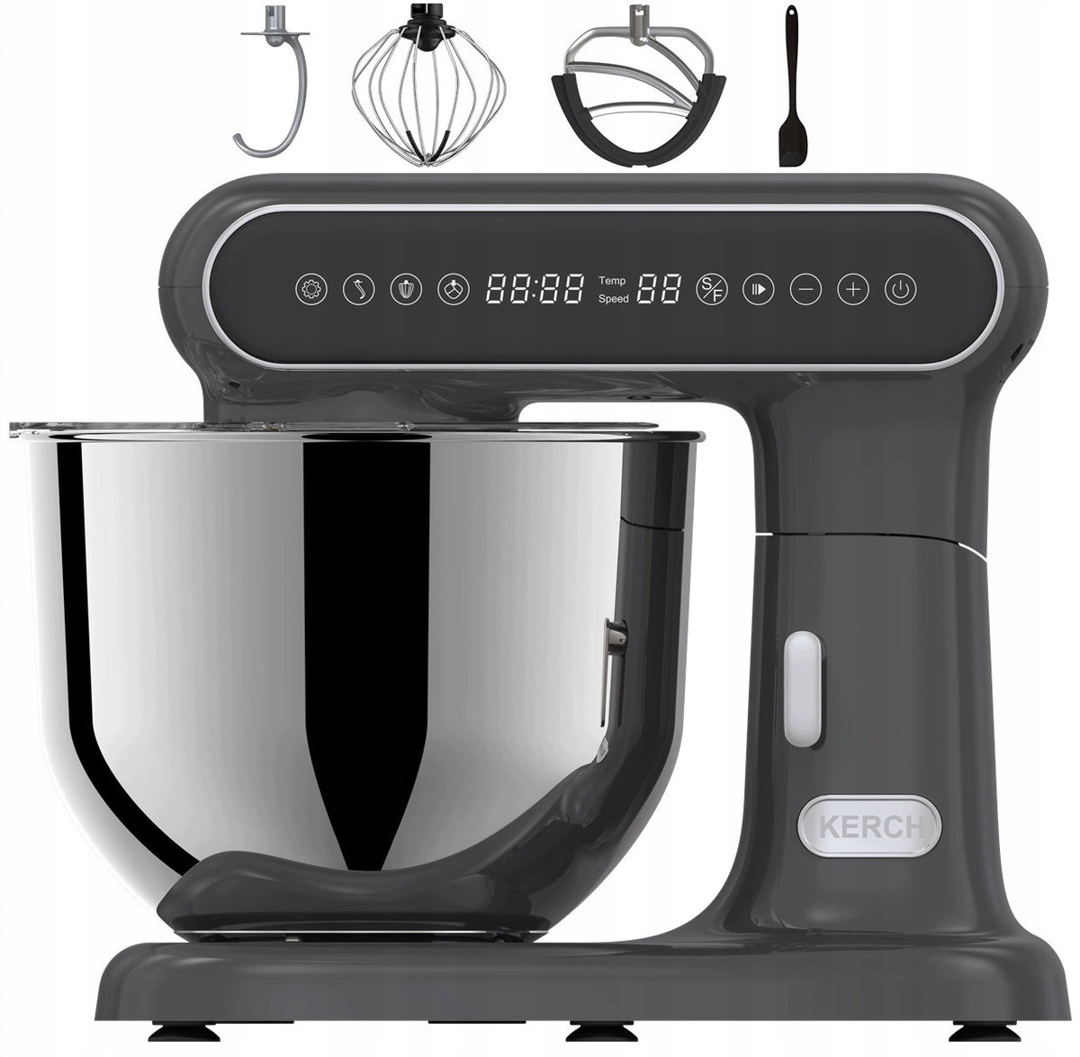 FOOD PROCESSOR PLANETARY MIXER WITH BOWL KERCH MONZA FERMENTATION GREY 6,2L