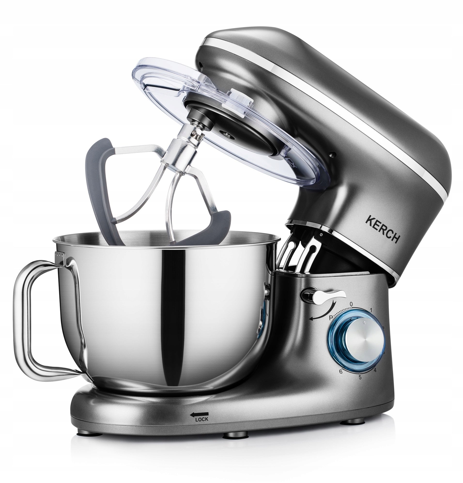 FOOD PROCESSOR PLANETARY MIXER WITH BOWL KERCH MYCHEF 4000W GREY 6,2L Model MYCHEF 4000W