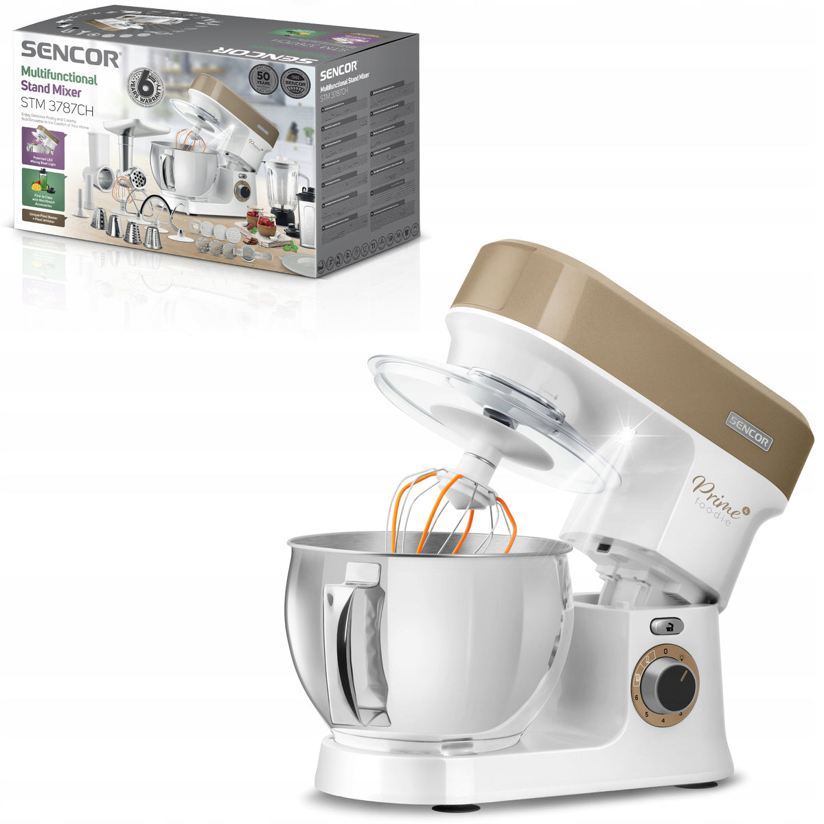 FOOD PROCESSOR PLANETARY MIXER WITH BOWL Sencor STM 3787CH 1200W 4in1 EAN (GTIN) 8590669308354