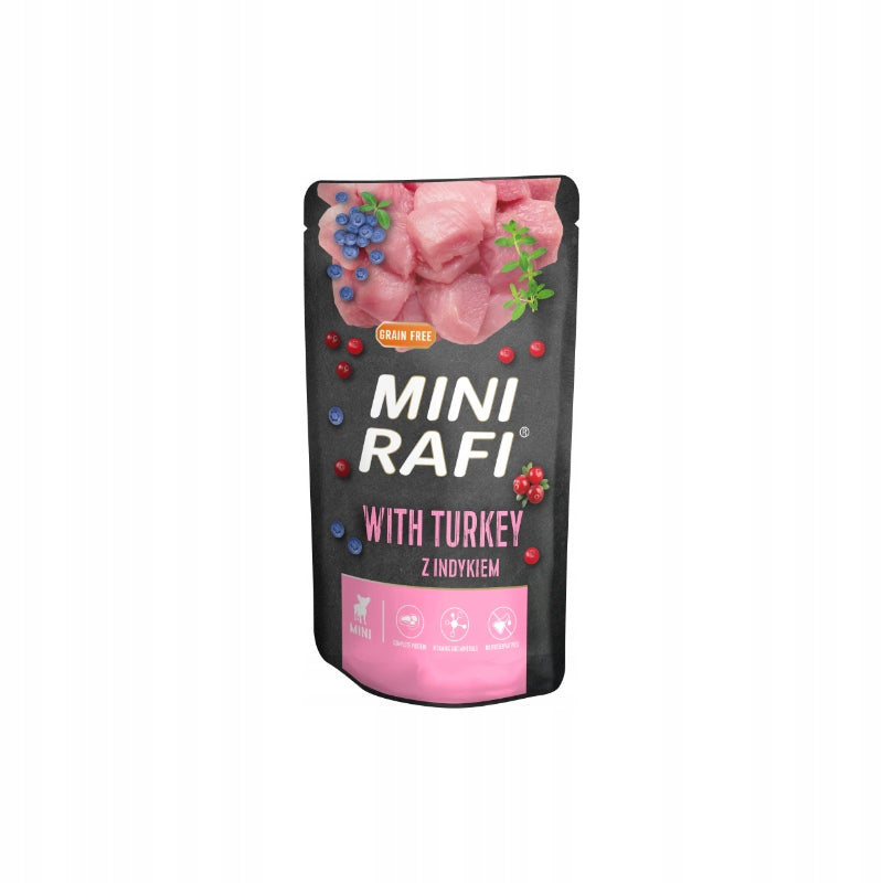 FOOD RAFI MINI SACHET MIX OF FLAVORS 20x150G FOR DOG Manufacturer code EUROECO_RM_20X150