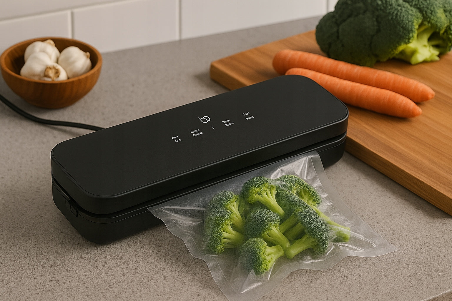 FOOD VACUUM SEALER 130W Automatic Packing Machine Strong Black Brand no brand
