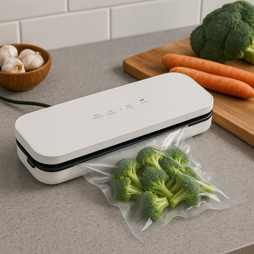 FOOD VACUUM SEALER 130W Packing Machine Automatic Strong White Brand no brand