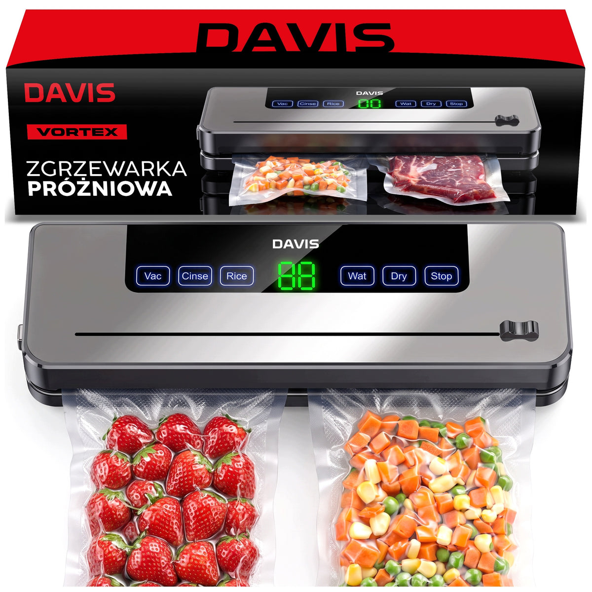 FOOD VACUUM WELDING MACHINE AUTOMATIC PACKAGING MACHINE +FOIL FILM SET