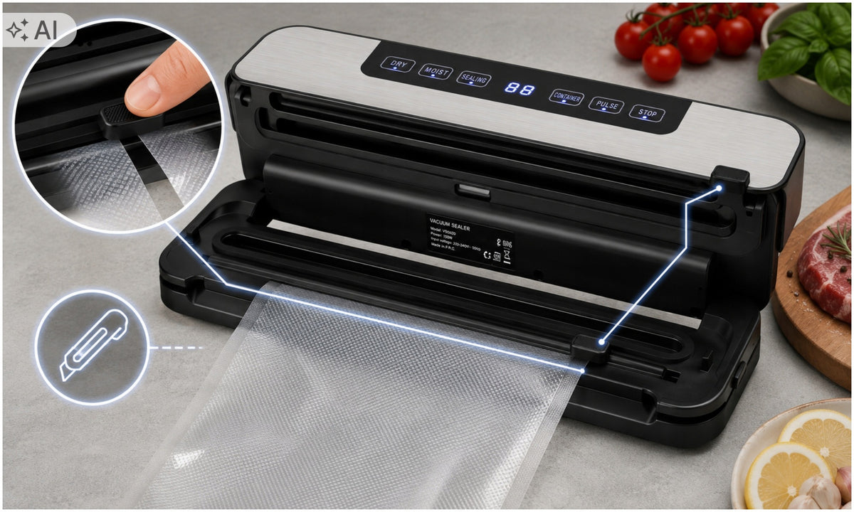 FOOD VACUUM WELDING MACHINE AUTOMATIC PACKAGING MACHINE STRONG FOIL SET Manufacturer code ZGRZEWARKA PRÓŻNIOWA DO ŻYWNOŚCI