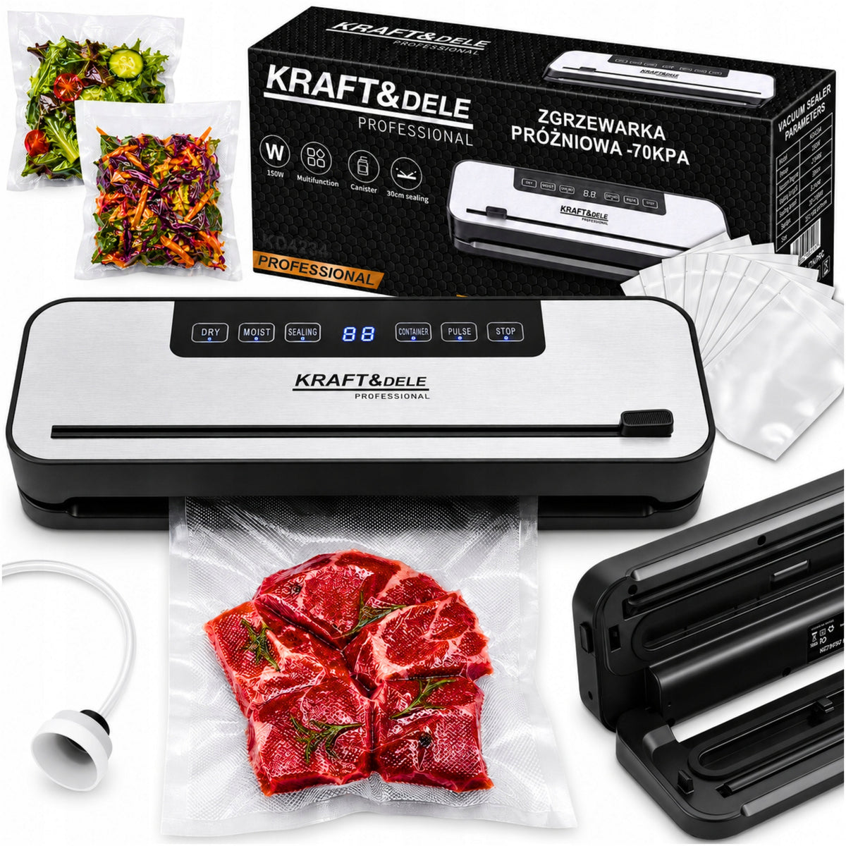 FOOD VACUUM WELDING MACHINE AUTOMATIC PACKAGING MACHINE STRONG FOIL SET