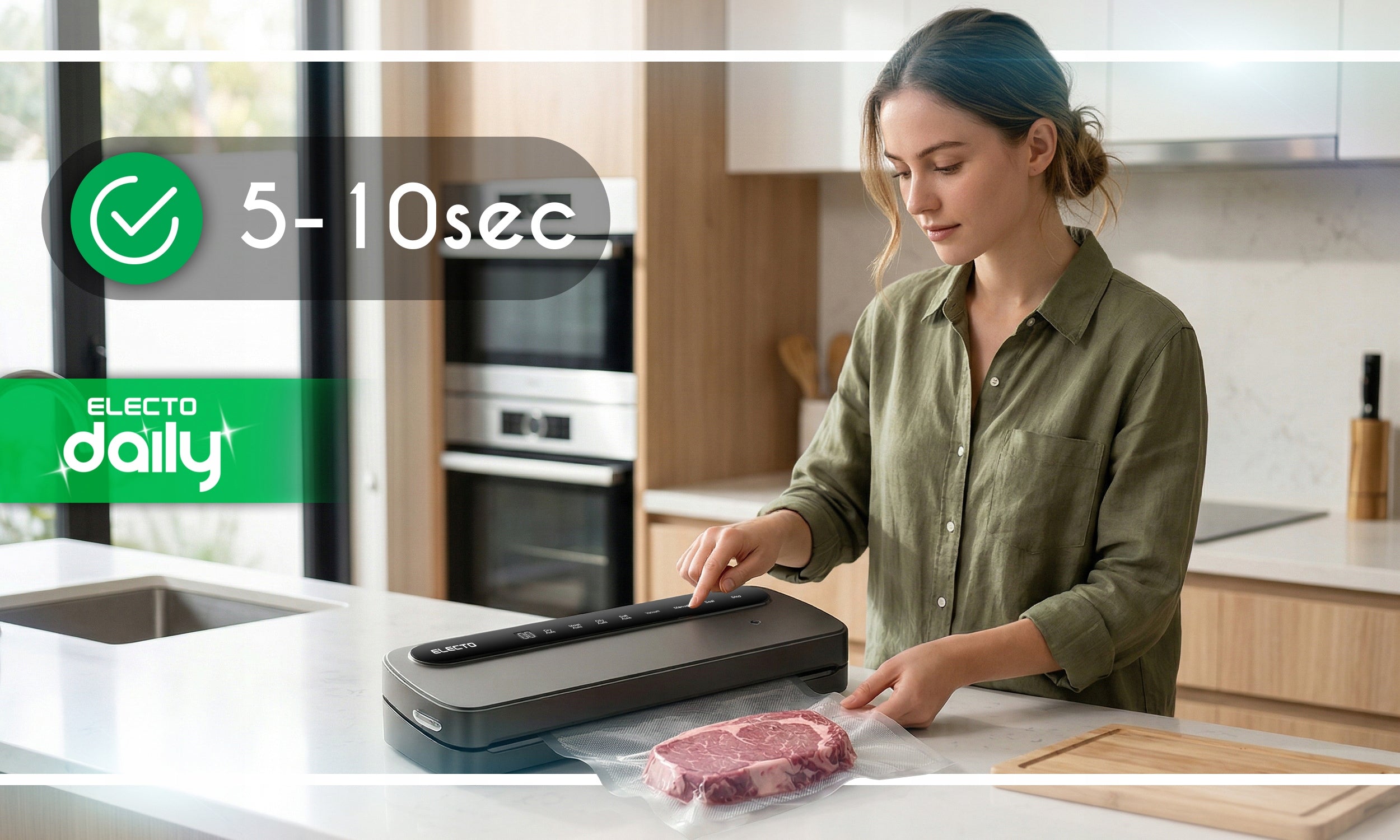 FOOD VACUUM WELDING MACHINE STRONG AUTOMATIC PACKAGING MACHINE +FOIL Material metal synthetic material