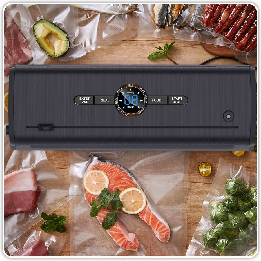 FOOD VACUUM WELDING MACHINE STRONG AUTOMATIC PACKAGING MACHINE +FOIL SET Packaging status original