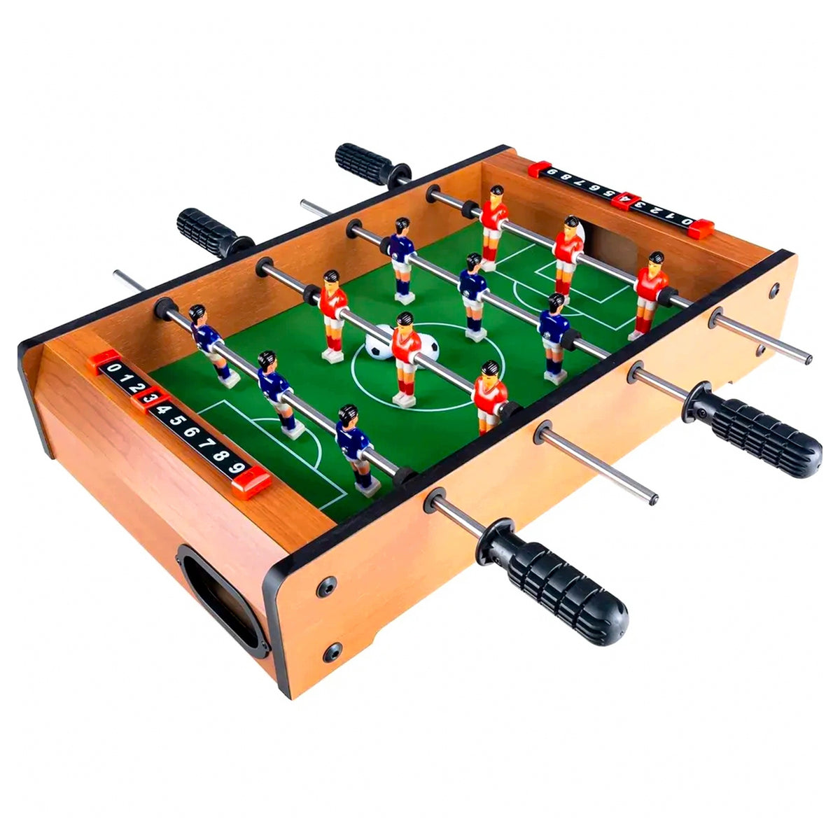 FOOSBALL TABLE PORTABLE 12 Players Wooden Soccer 51x31 cm Packaging status original