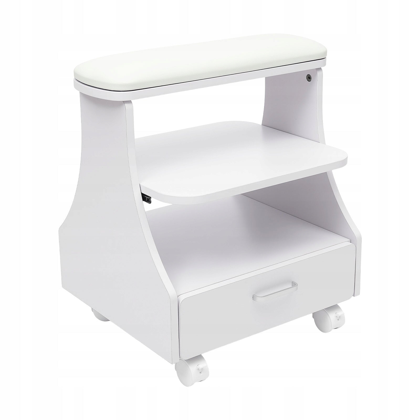 FOOTBATH STOOL W/ WHEELS FOOT REST BEAUTY SALON PEDICURE MANICURE FUNITURE