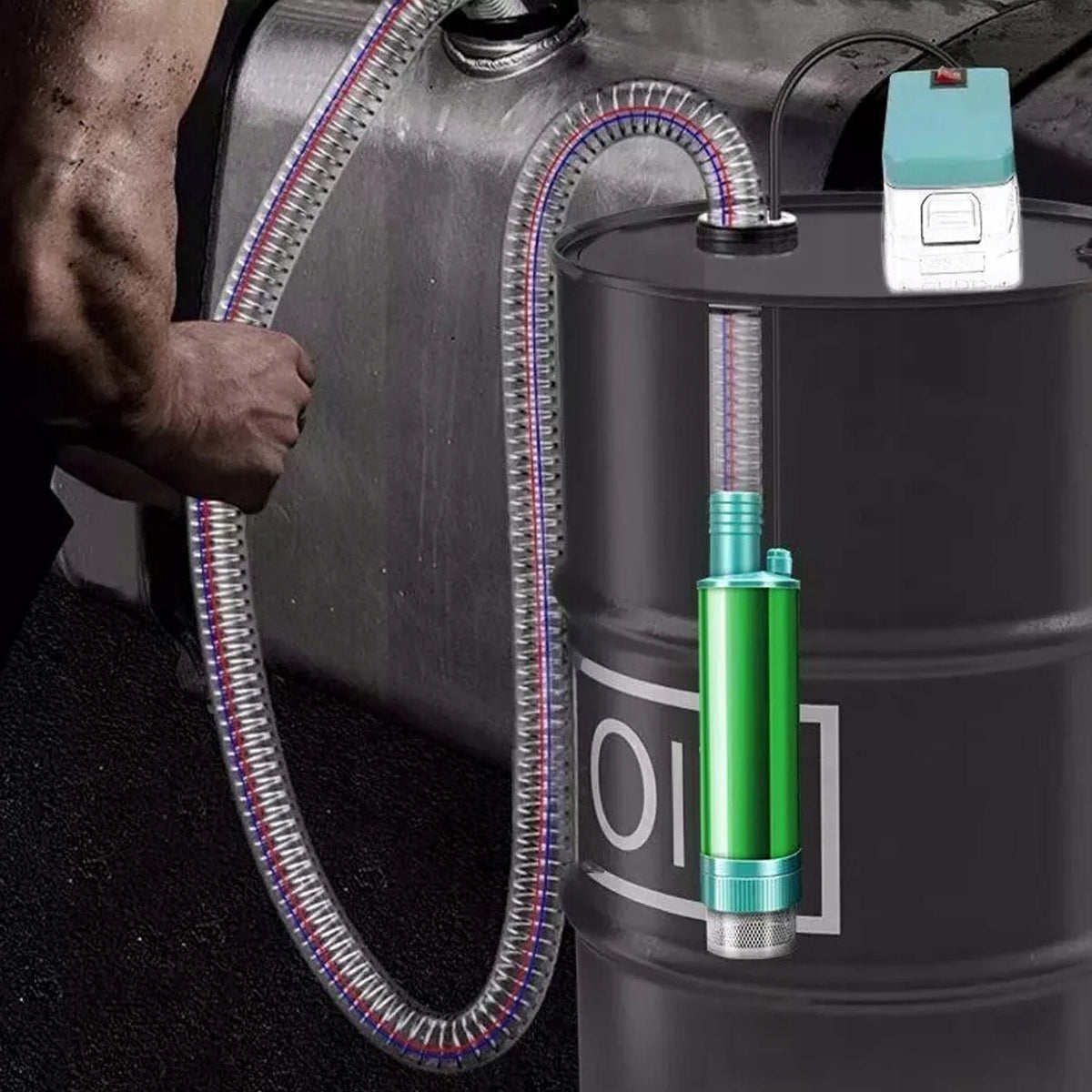 FOR Makita 18V Akku PUMP FOR DRAINING FUEL OIL WATER 24V Product weight with unit packaging 0.75 kg