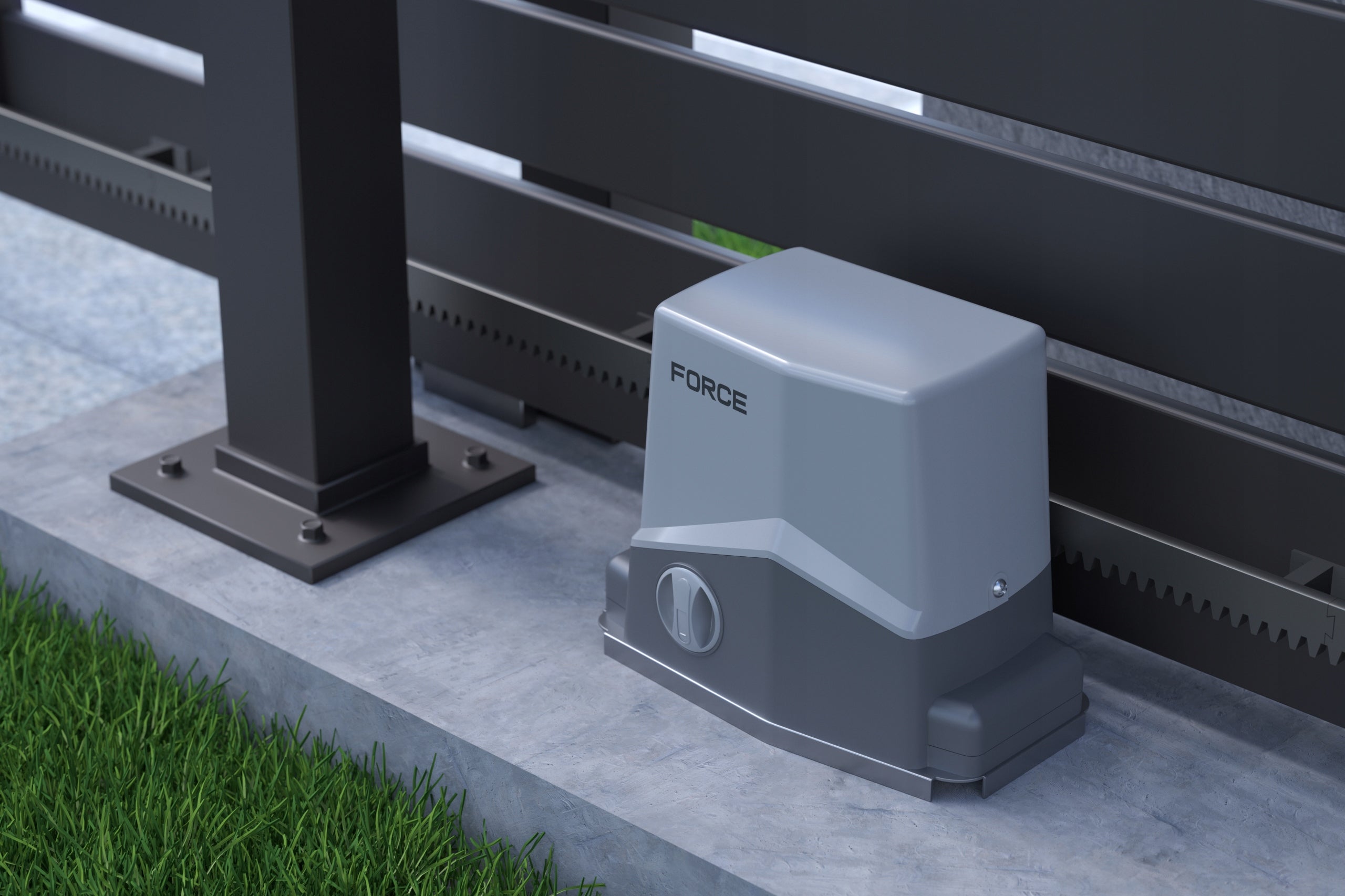 FORCE TITANIUM SL600 DRIVE FOR SLIDING GATES UP TO 600kg, LED LAMP, Brand Force