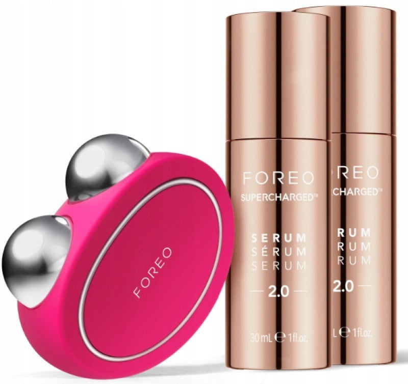 FOREO BEAR Microcurrent Device + 2x Serum 30 ml Hyaluron Face Lifting