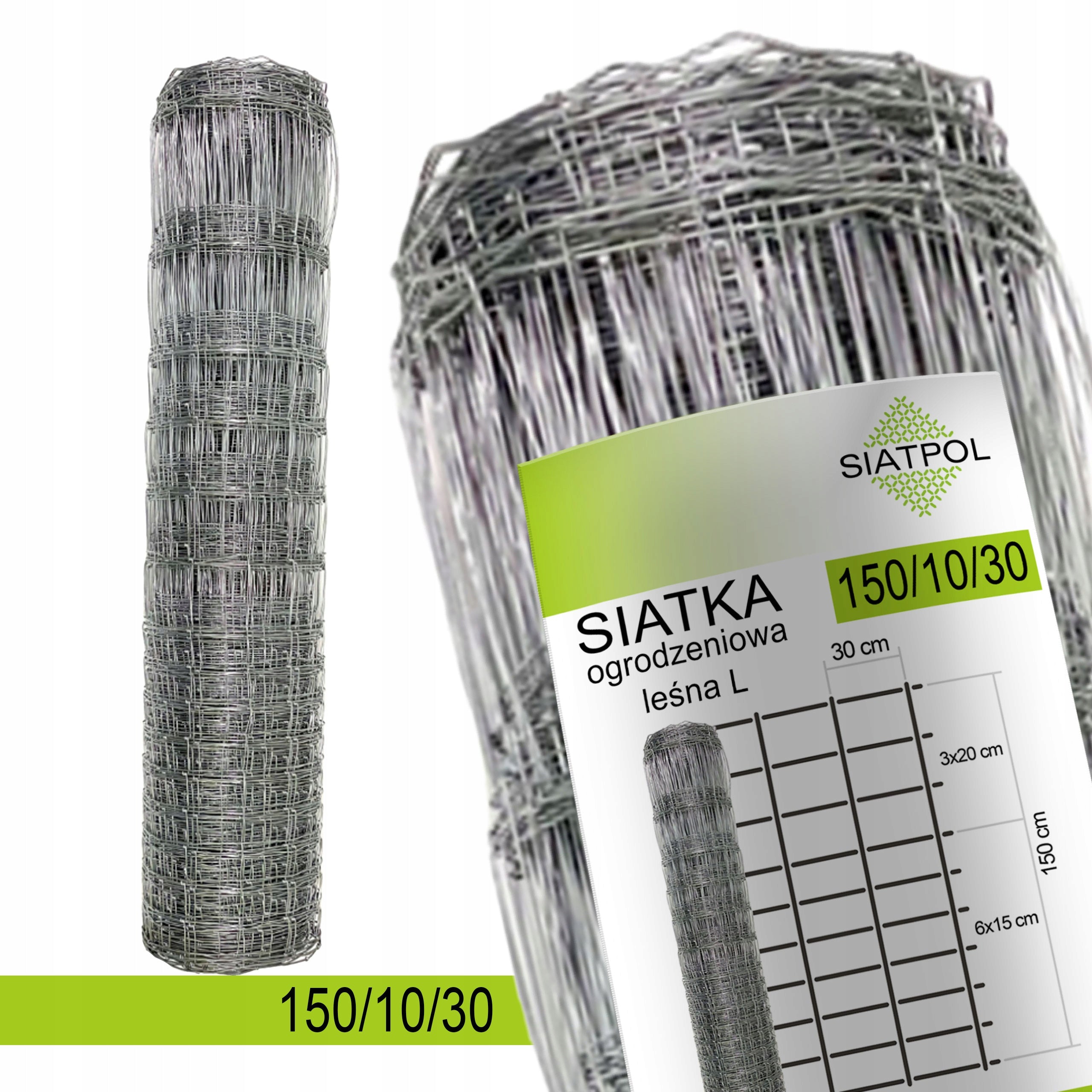 FOREST FENCE MESH L 150/10/30 + staples 100m