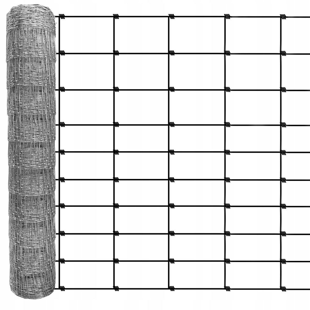 FOREST MESH 150/10/30 L roll 50m GALVANIZED hare roe deer boar field orchard forest