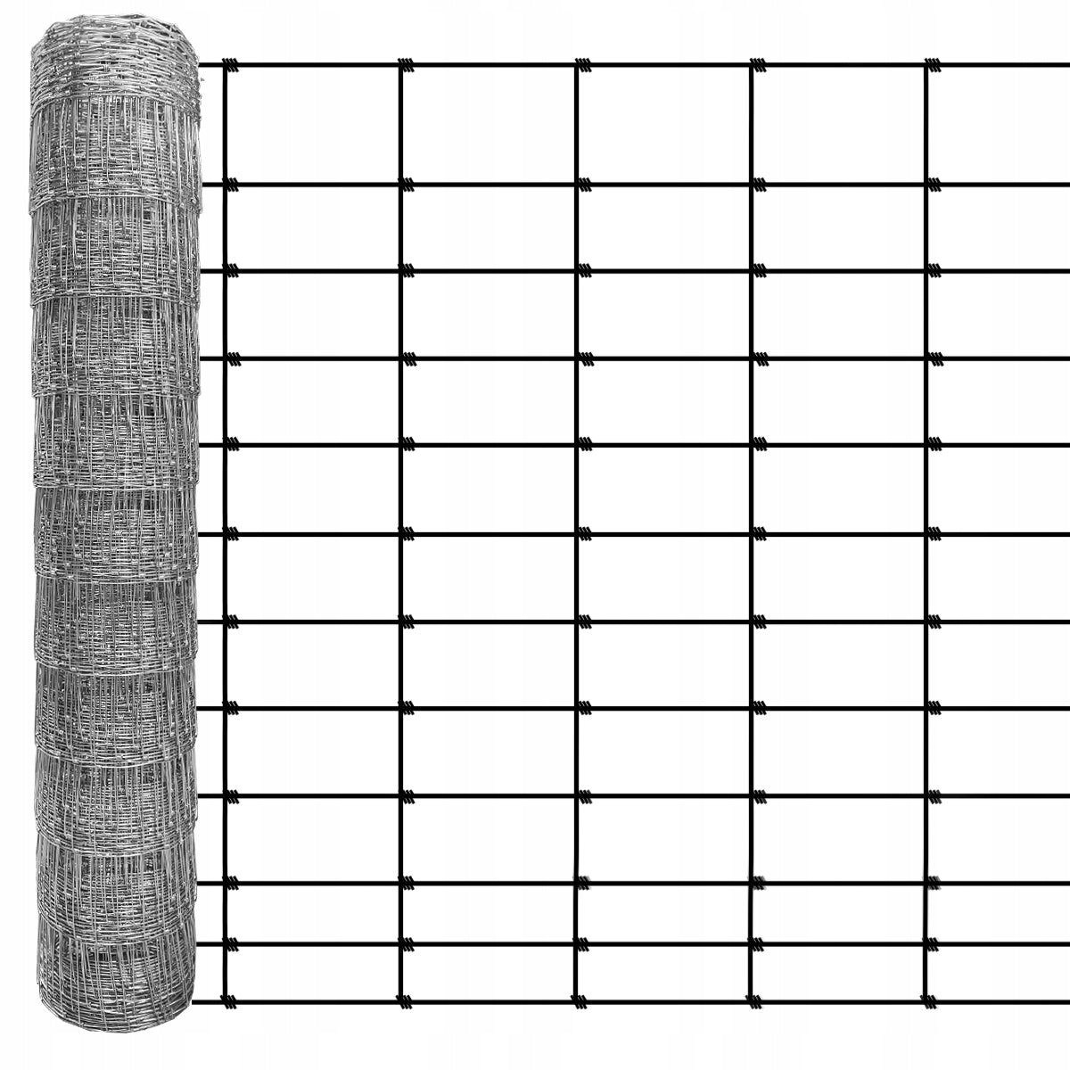FOREST MESH 160/12/30 L roll 50m GALVANIZED hare roe deer boar field orchard forest