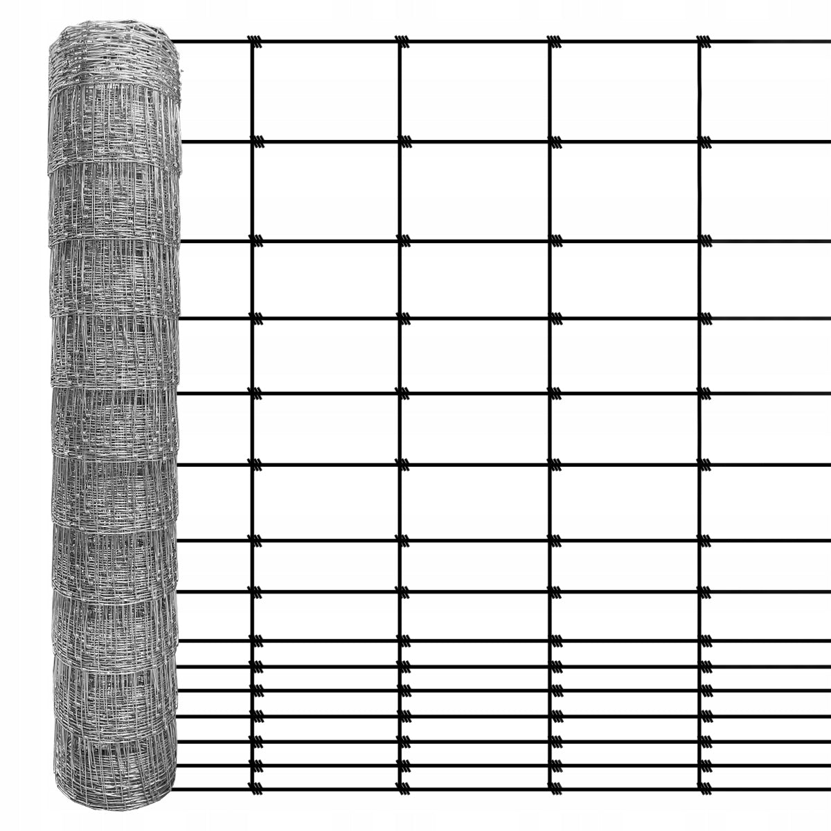 FOREST NET 150/15/30 G6 roll 50m GALVANIZED field orchard forest FREE SHIPPING