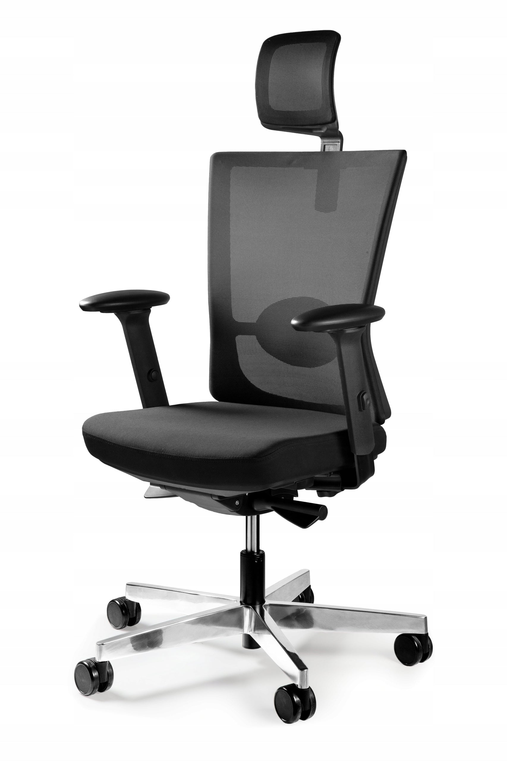FORTE Office Chair Black Swivel Mesh Ergonomic Fabric Brand Unique