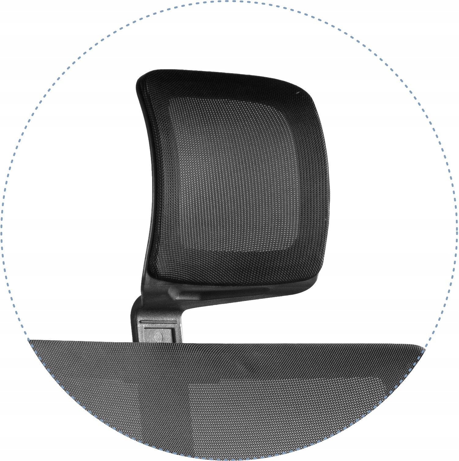 FORTE Office Chair Black Swivel Mesh Ergonomic Fabric EAN (GTIN) 5908242403014