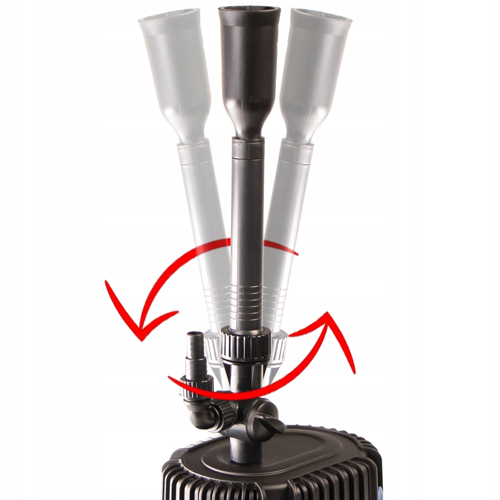 FOUNTAIN AND WATER FILTER SET PUMP TIP FOUNTAIN FILTER 1000L/H SUNSUN Product weight with unit packaging 2 kg