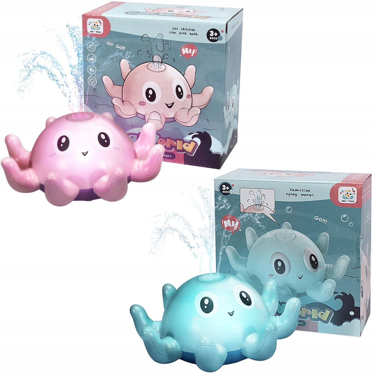 FOUNTAIN BATH TOY SQUIRTING OCTOPUS