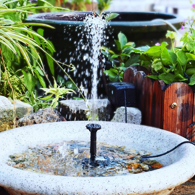 FOUNTAIN PUMP WITH FILTER FOR POND EYE+ 150L/H SOLAR PANEL + 9 NOZZLES Manufacturer Geko
