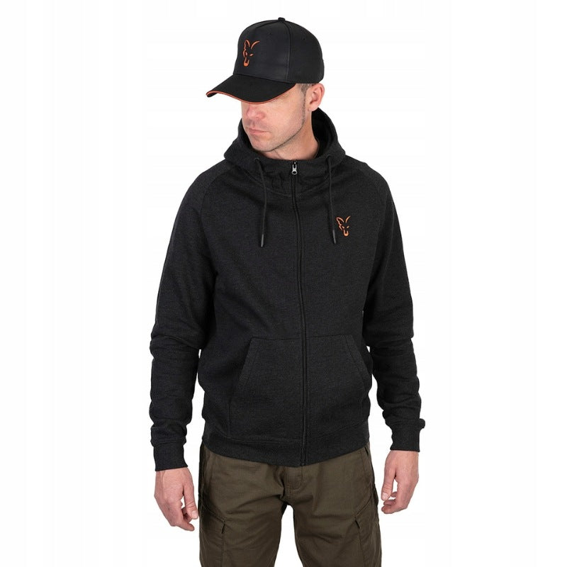 FOX Sweatshirt Collection LW Hoody Black & Orange size . XL