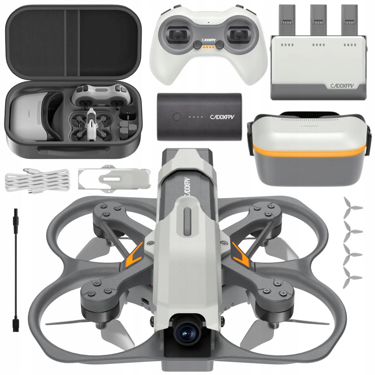 FPV Drone Kit CADDXFPV Protos HD RTF Kit 2,4 GHx ELRS Goggles + Apparatus