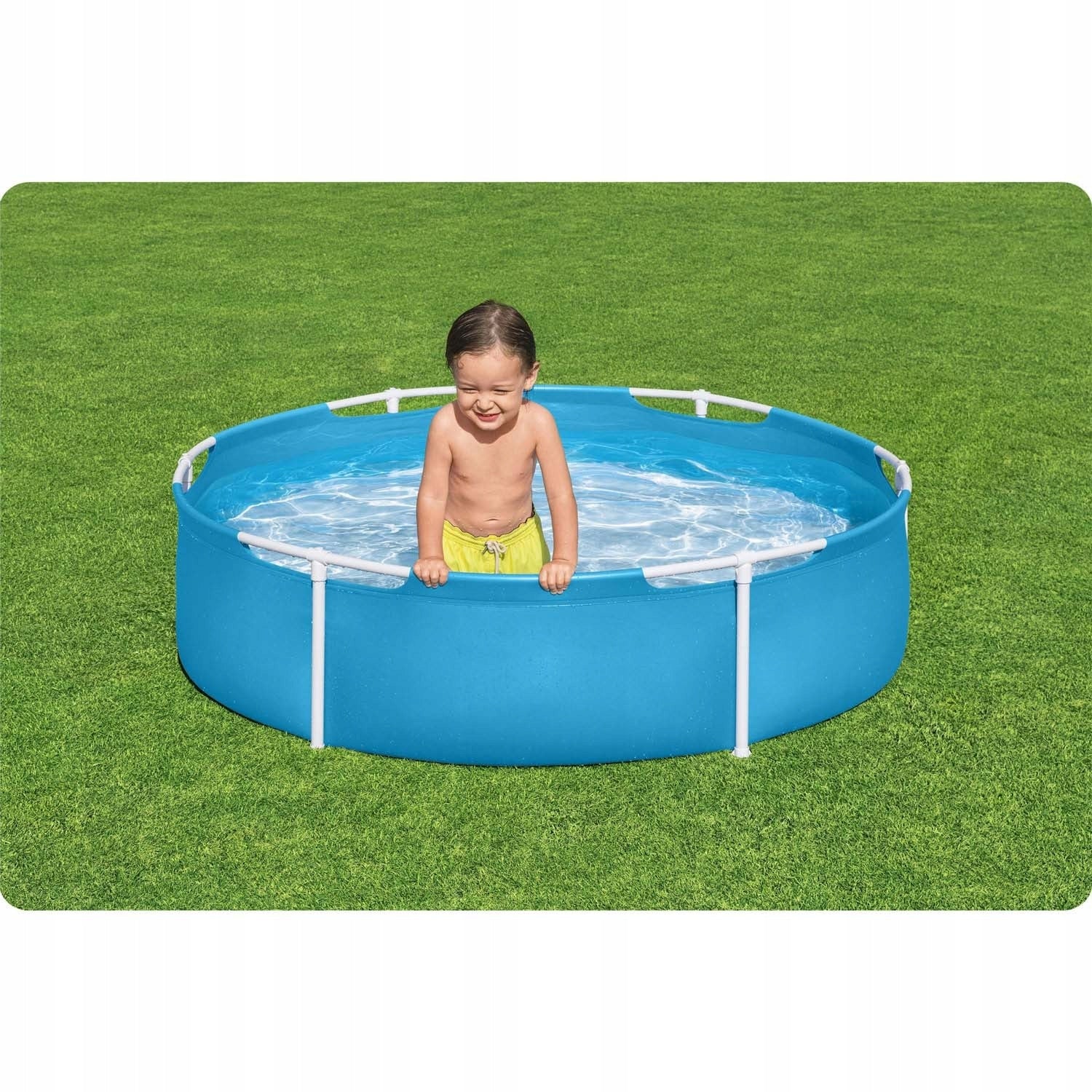 FRAME POOL BESTWAY ROUND GARDEN 152 x 38cm CHILDREN PADDLING POOL Brand Bestway