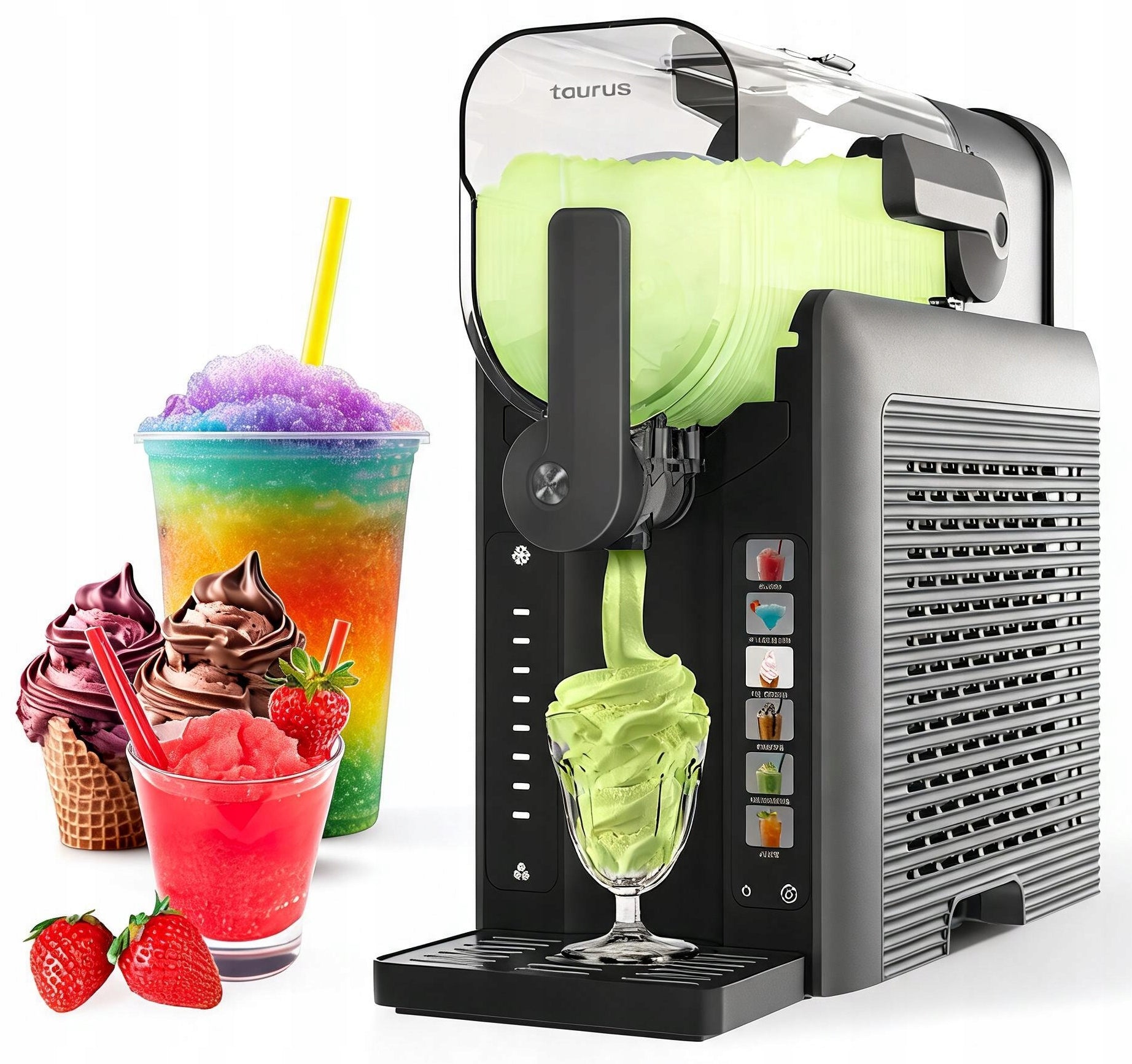 FROZEN BEVERAGE SLUSHY MACHINE 2,6L 6 MODES AUTOMATIC CLEANING