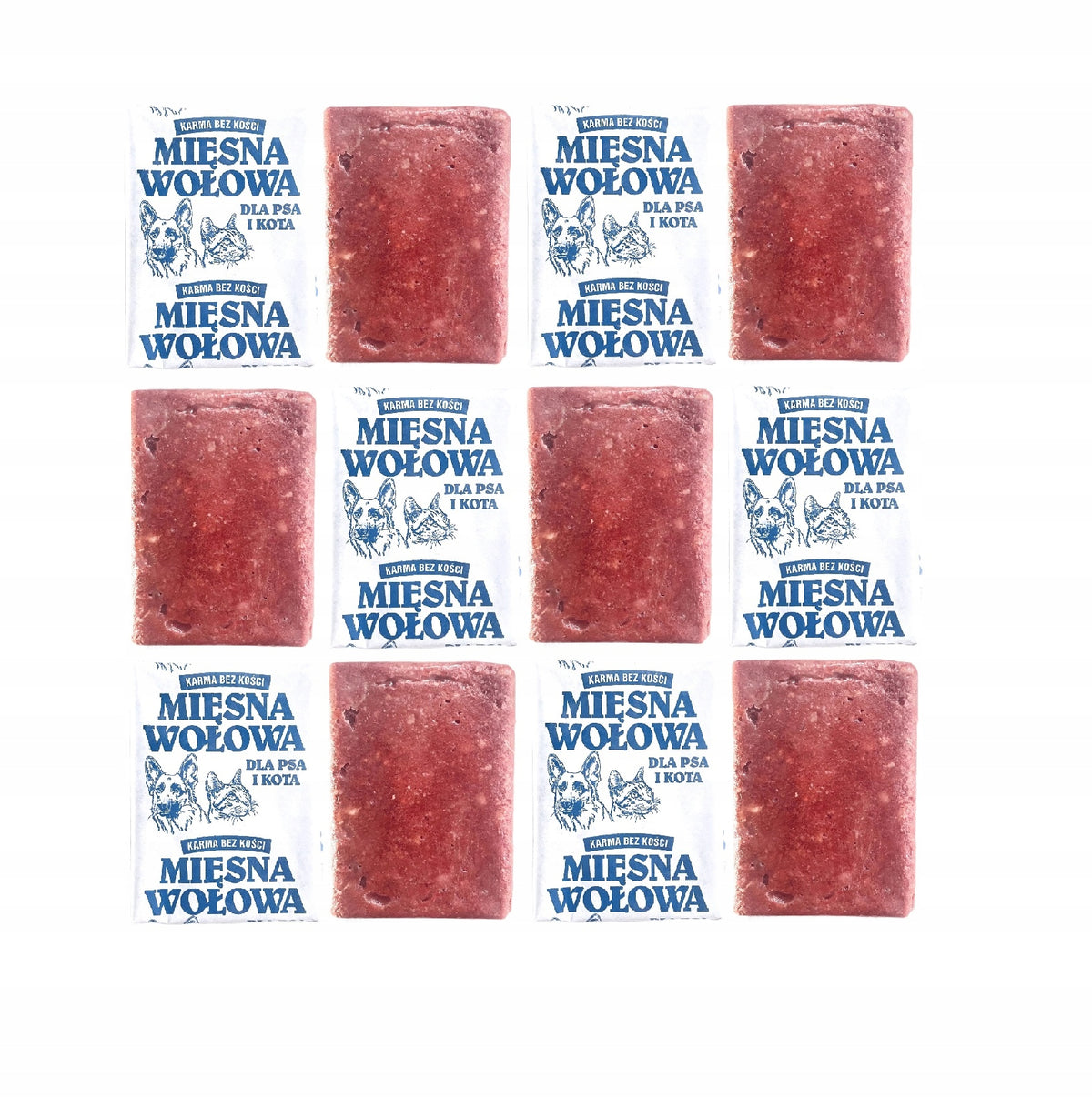 FROZEN MEAT FOR BEEF DOG FRESH BONELESS 100% 10KG BARF BEEF FEED Packaging status original