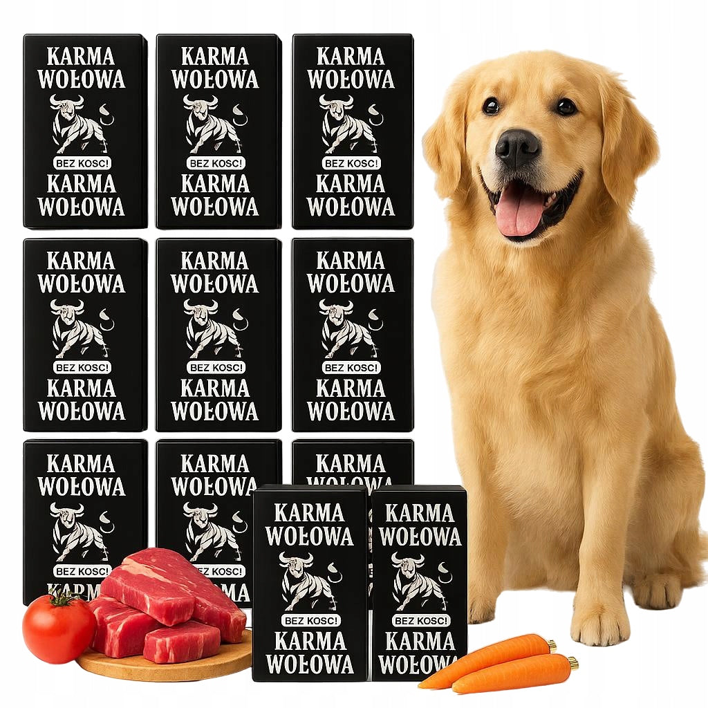 FROZEN MEAT FOR BONELESS DOG BARF 100% 10 KG FRESH BEEF