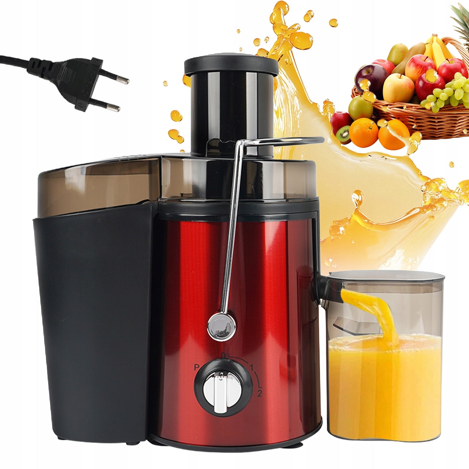 FRUIT AND VEGETABLE JUICER HIGH SPEED JUICER LARGE HOLE