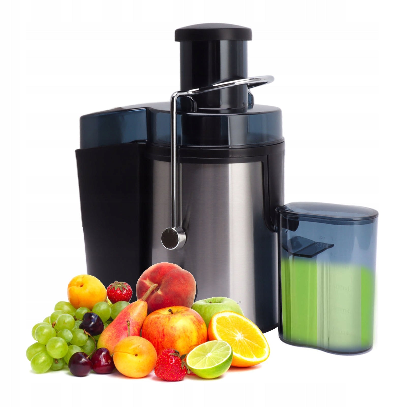 FRUIT AND VEGETABLE JUICER LARGE HOLE 1000W STAINLESS STEEL 304 220V