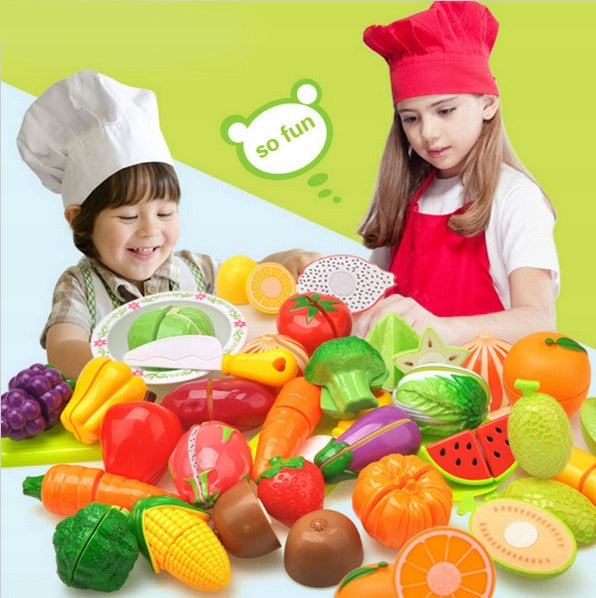 FRUIT VEGETABLES FOR CUTTING toy food Velcro Color multicolor