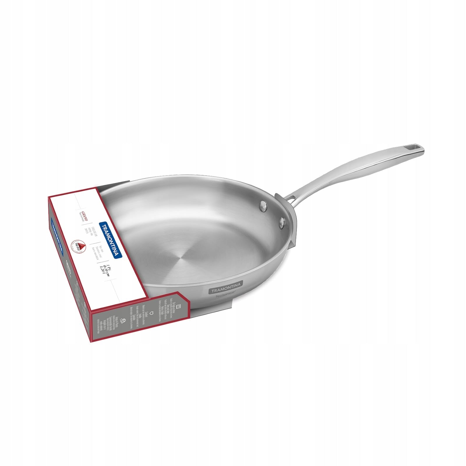 FRYING PAN Tramontina Grano 20 cm 1.2 L – tri-ply stainless steel Packaging status original