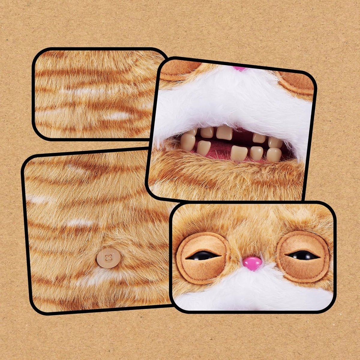 FUGGLER Alley Cats, Stinkface, plush monster to collect Brand ZURU