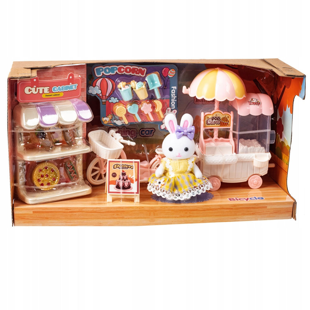 FUN IN THE SHOP WITH DOLL BUNNY STALL BIKE TOY FOR CHILDREN Manufacturer code NO-2001811