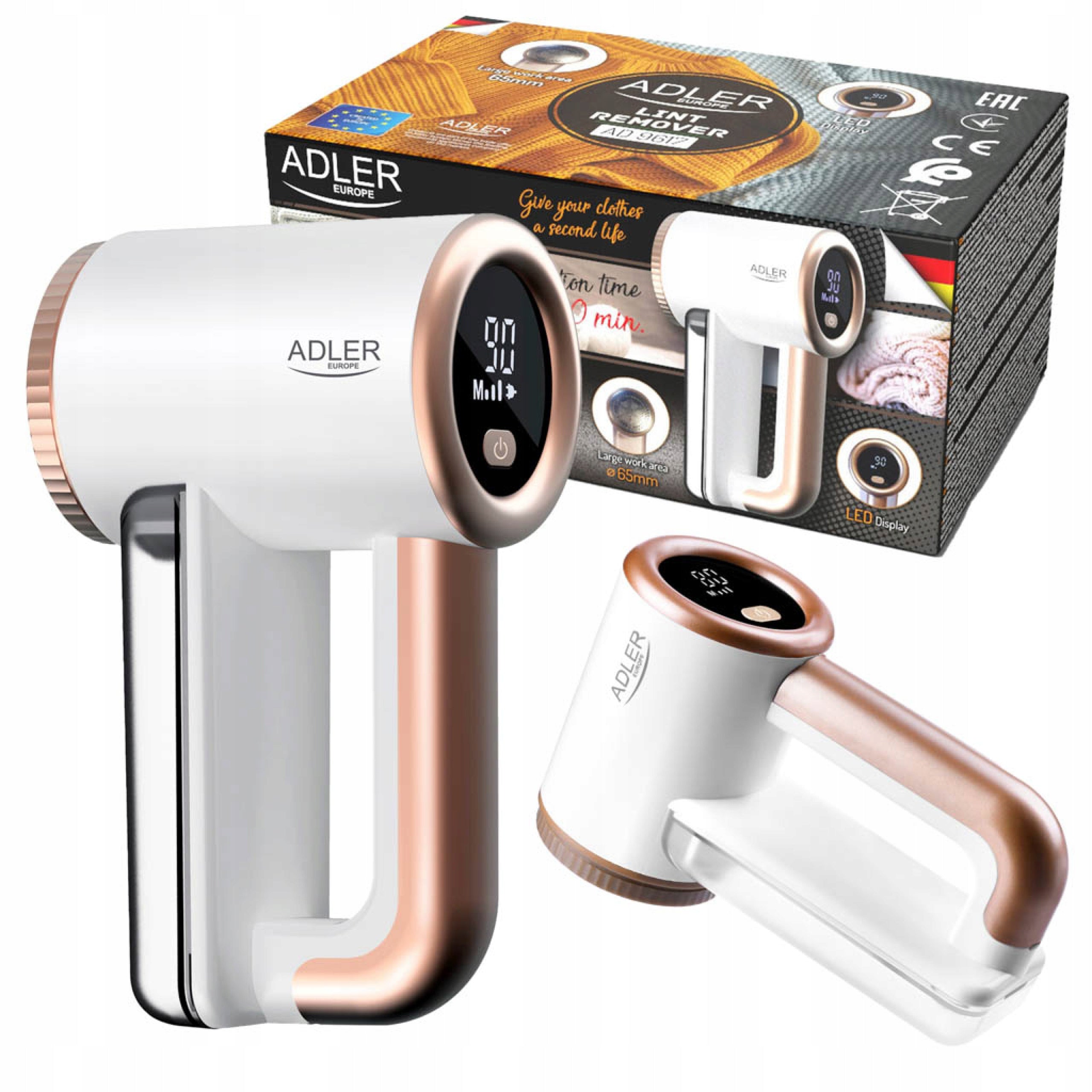 Fabric Clothes Shaver Powerful USB 3 Speed Cordless LCD Display